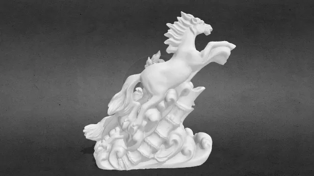 骏马奔腾图stl.stl