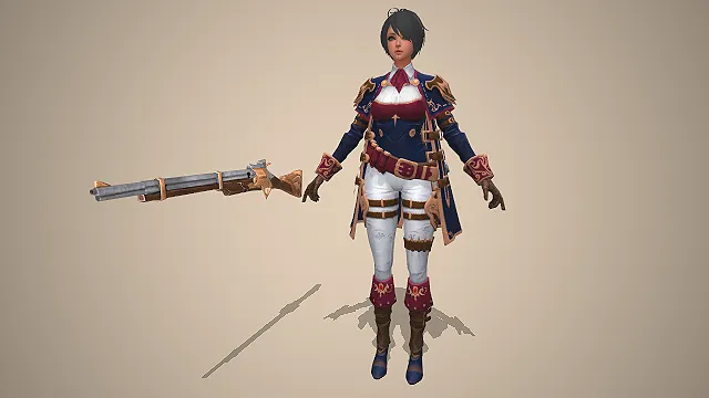 女枪手  西部风  御姐型角色  蒸汽朋克