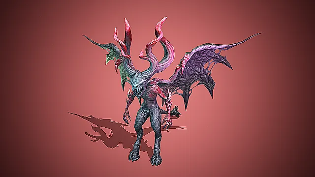 赤血孽角魔皇  地狱恶魔  怪物角色  游戏模型  怪物模型