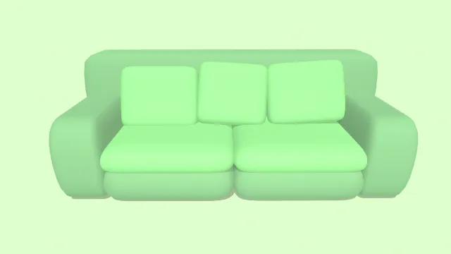 卡通沙发模型家具道具