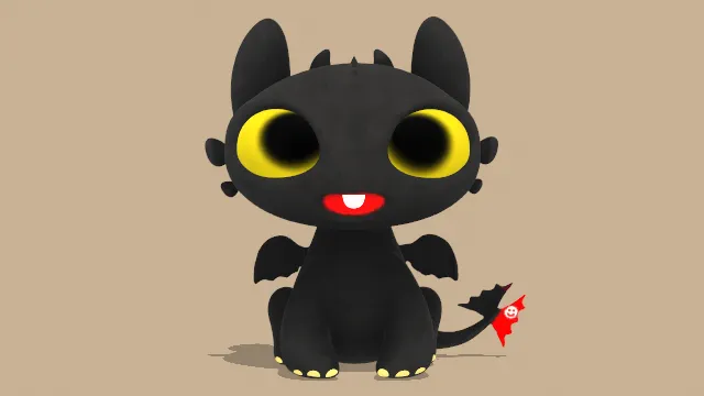 无牙的奇穆埃洛可爱无牙仔龙电影角色