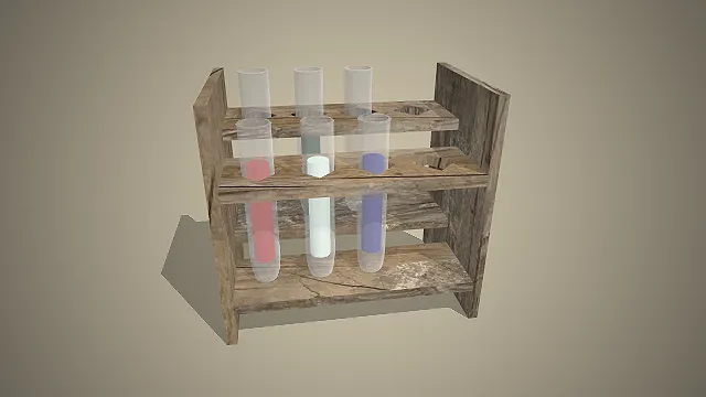 木质试管架  实验室器材  科学仪器  化学实验工具