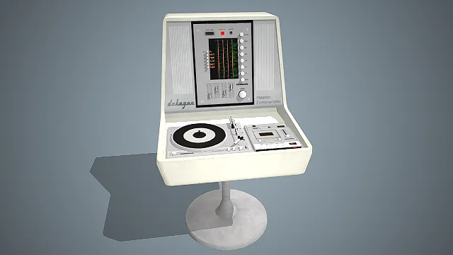 复古音频控制台  音频设备  怀旧音乐载体  娱乐装置