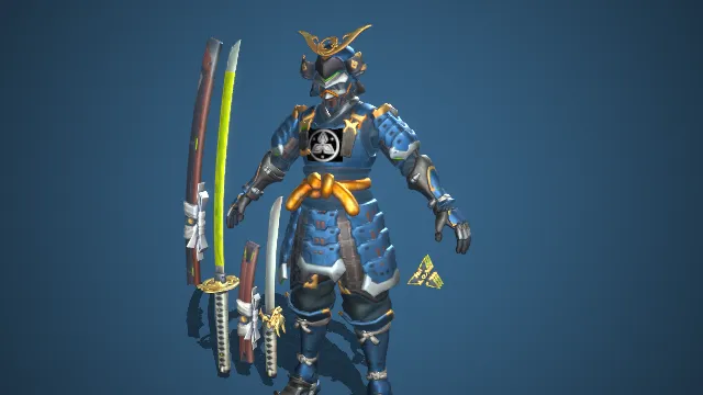 守望先锋2 源氏 皮肤 武士 高精度+贴图