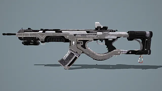 科幻风格未来步枪3D模型