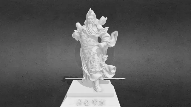 关圣帝君雕像stl.stl