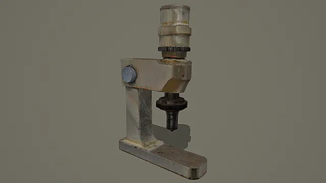 复古做旧金属工业仪器3D模型