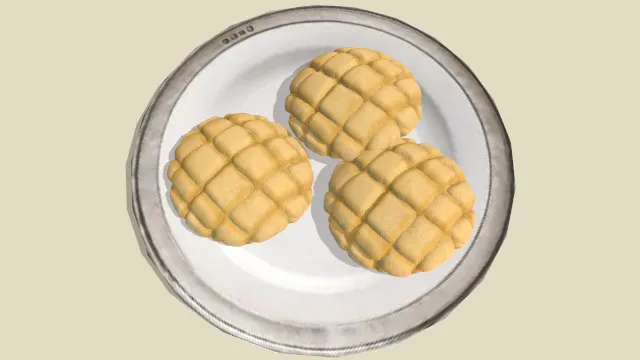 陶瓷盘子装的甜瓜盘水果甜品