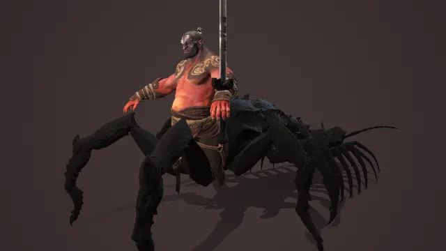 黑神话  百眼魔君  游戏角色  蜈蚣  人物