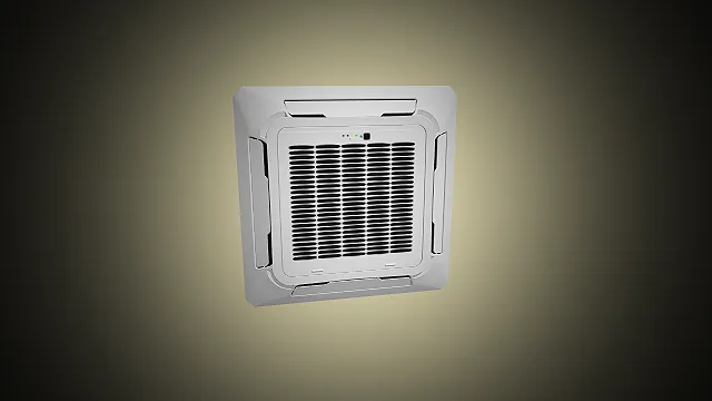 一个天花嵌入式中央空调室内机3D模型