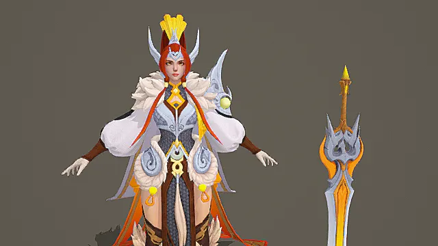 国风仙侠剑姬：凤凰元素仙甲角色外观