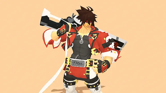 二次元格斗游戏 罪恶装备GuiltyGear 人物角色 索尔·巴得凯SOL带全套3Dmax动画