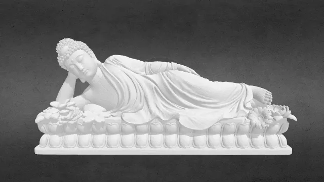 卧禅·悟 莲台 卧佛 obj.obj