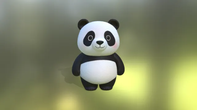 卡通 可爱动物 国宝 大熊猫 