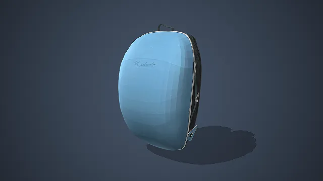 科幻风格  未来战术装备  战术背包  流线型设计