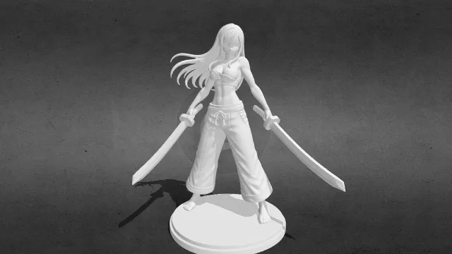 妖精的尾巴 艾露莎·舒卡勒托 stl.stl