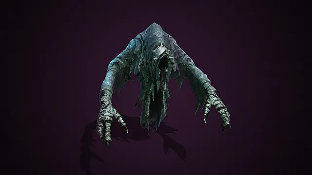 暗幕腐爪幽影  暗黑亡灵  怨灵  惊悚角色  游戏模型