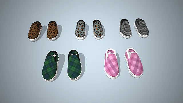 乐福鞋  懒人穿搭  豹纹印花  个性酷感  无鞋带设计