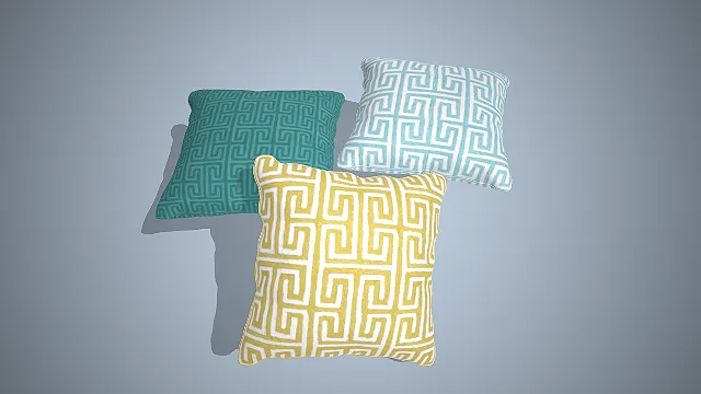 布艺抱枕  莫兰迪色系  轻奢软装  家居道具