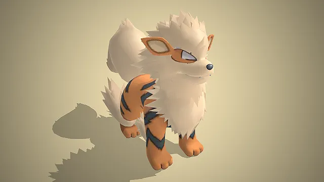 风速狗  宝可梦  卡通形象  蓬松鬃毛