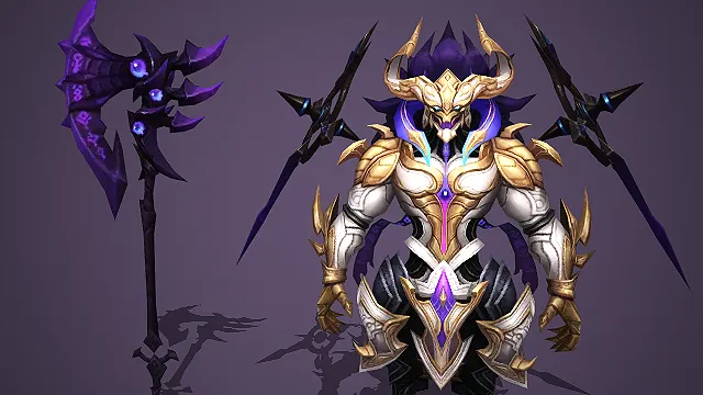 紫金重甲魔将持幽冥魔斧