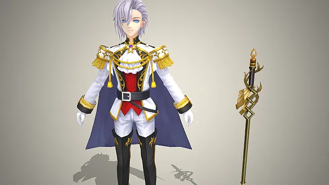 宫廷军装  贵族骑士  权杖武器  披风礼服  王室侍从