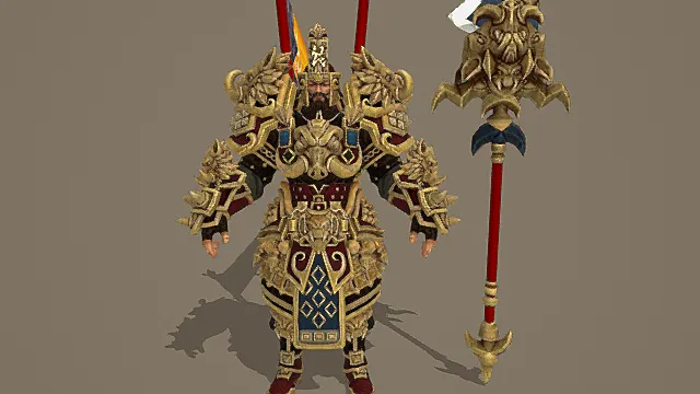 金鳞战神·至尊型古风战神套装