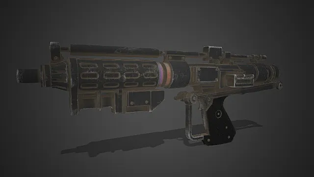 废土等离子脉冲枪模型