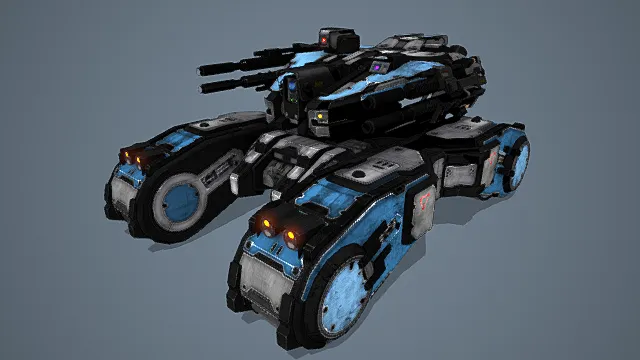 科幻轻型坦克 / MK1   3D模型