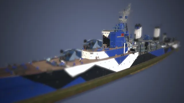 中国轻型巡航艇重庆战舰军舰军用大型船只