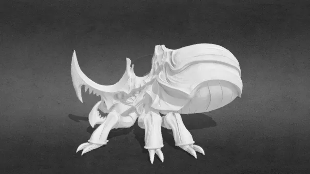 犀牛甲虫打印版