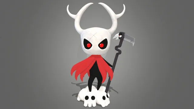 空心酷炫骑士姿势空洞骑士游戏角色