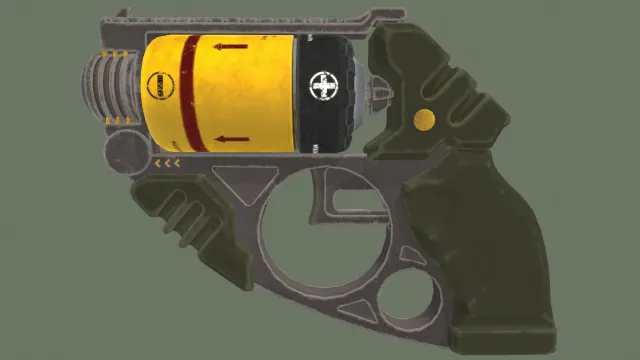 游戏道具激光枪武器手枪模型