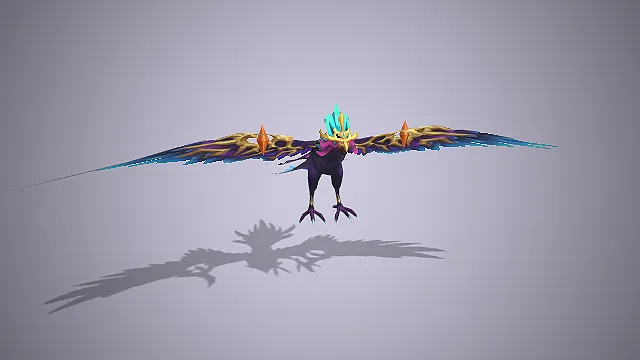 魔焰金羽神鸟  东方神兽  高阶战骑  仙侠风