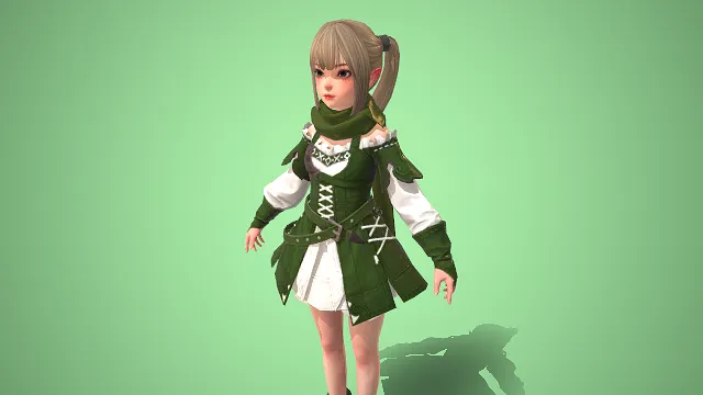 精灵少女   奇幻冒险  森系服饰  灵动活泼  高马尾  