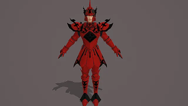 赤焰魔铠·狂怒型炼狱战将套装