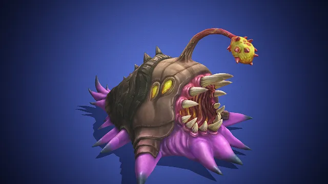 邪异蠕虫魔物  巨口尖牙  掠食性  游戏地底BOSS