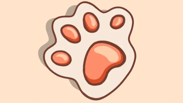 卡通风格可爱动物爪子玩具摆件