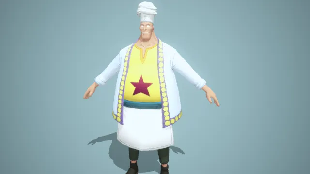 npc  动漫角色  海贼王  厨师  做饭