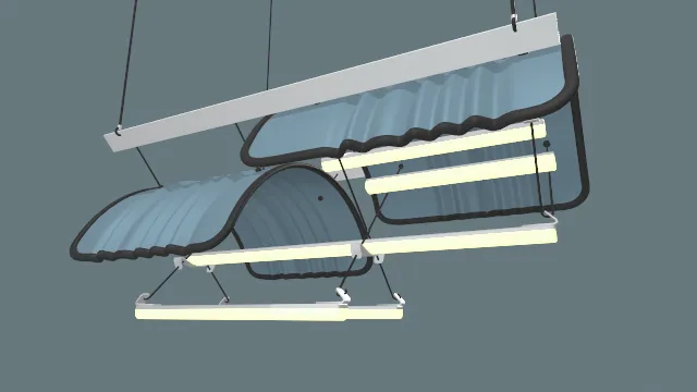 桶形灯头顶吊灯照明工具