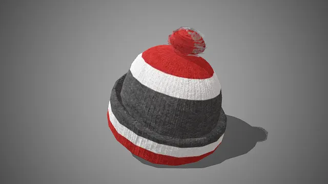 拼色针织风格  保暖绒帽  卷边设计  冬季保暖样式  服饰道具  温暖质感  