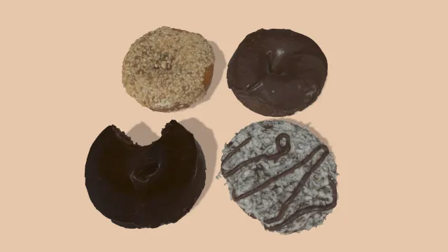 甜甜圈包装甜点膨化食物