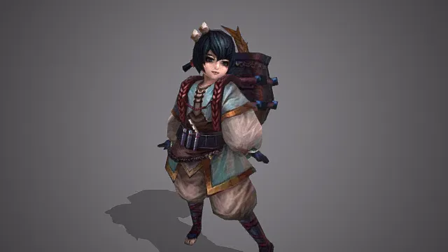 妖界秘药谷灵韵药师童模型