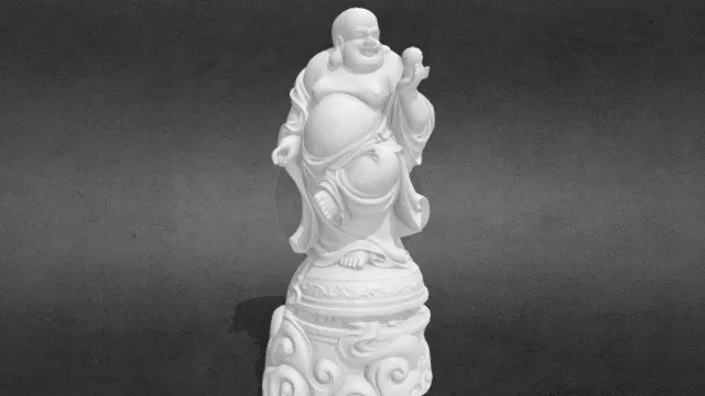 笑弥勒佛 立佛obj.obj