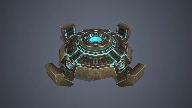 科幻哨戒炮  固定防御塔  科技装置  重型炮塔