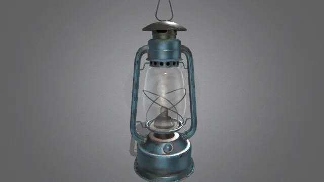 复古风格的煤油灯