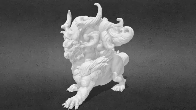 上古瑞兽 神兽麒麟_obj.obj