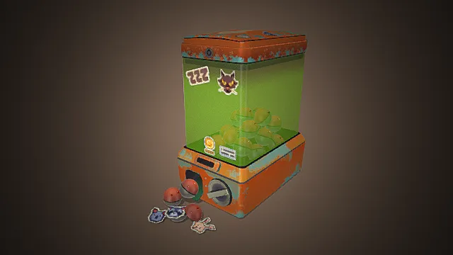 萌系魔物扭蛋机模型