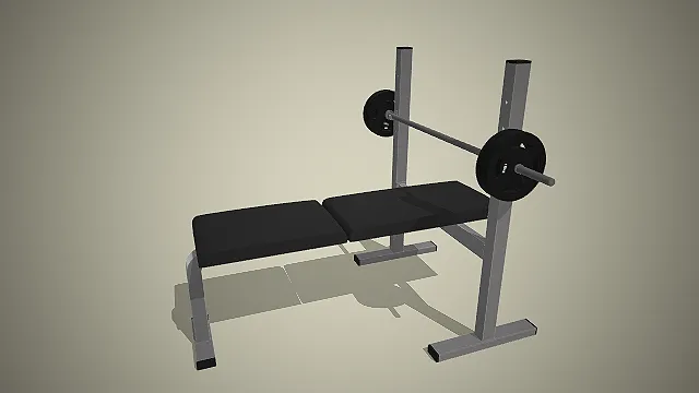 卧推架  杠铃套装  健身器材  可调节凳面  健身房道具