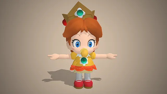 黛西公主  超级马里奥  金色皇冠  奶嘴萌系